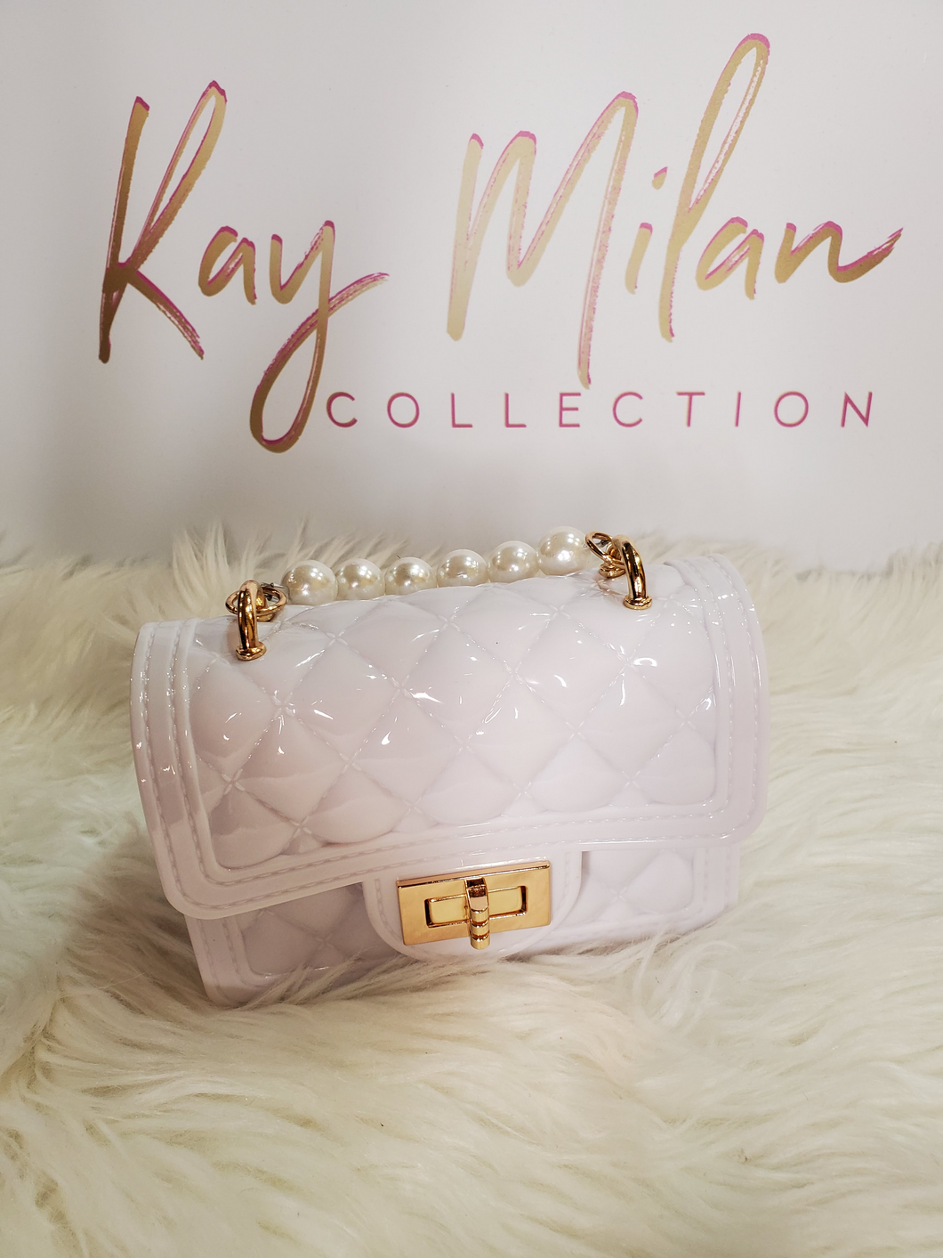 NICE N PEARLY HANDBAG (WHITE)