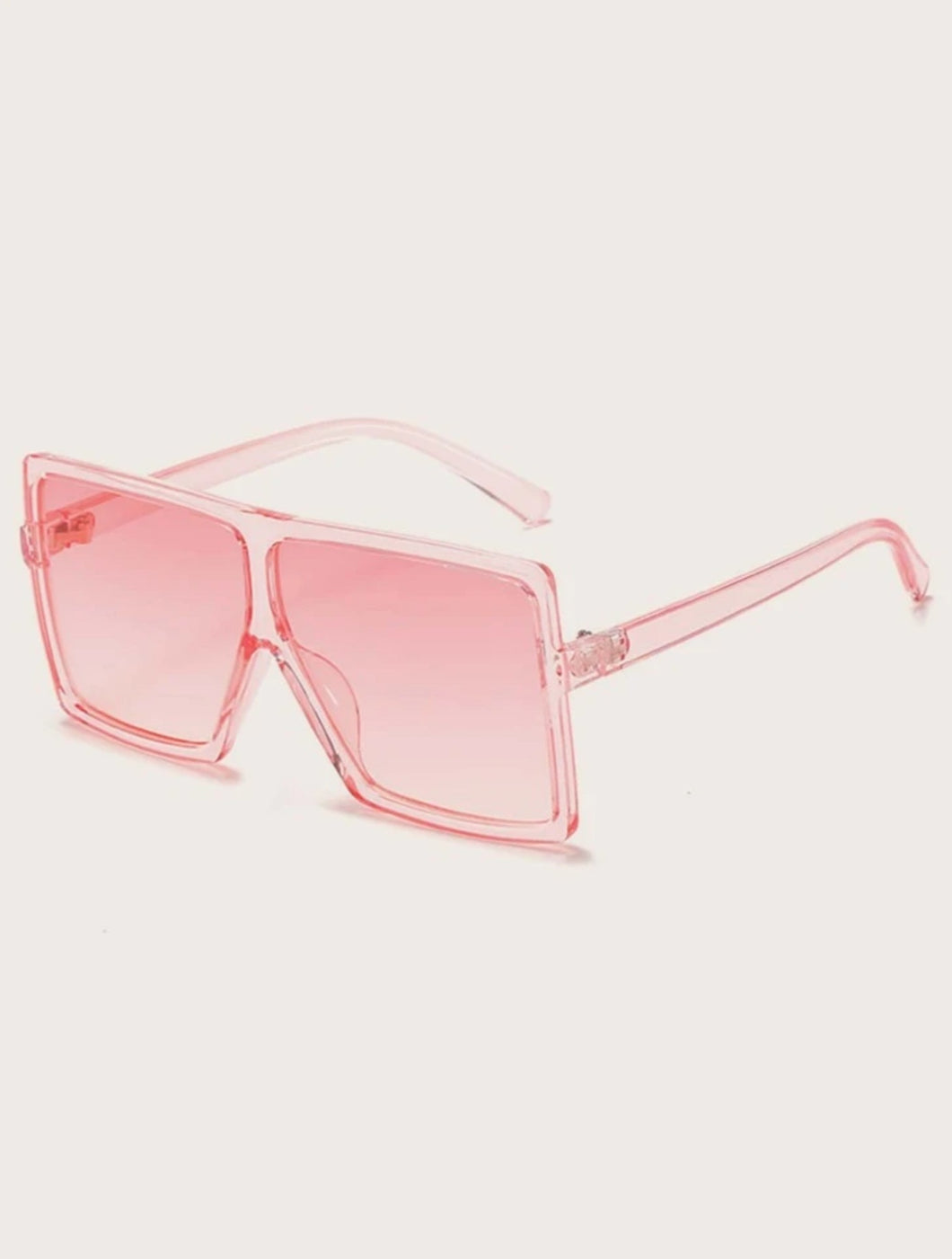 WHO ME FLAT TOP SUNGLASSES (PINK)