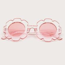 Load image into Gallery viewer, FLOWER ME SUNGLASSES (CLEAR PINK)
