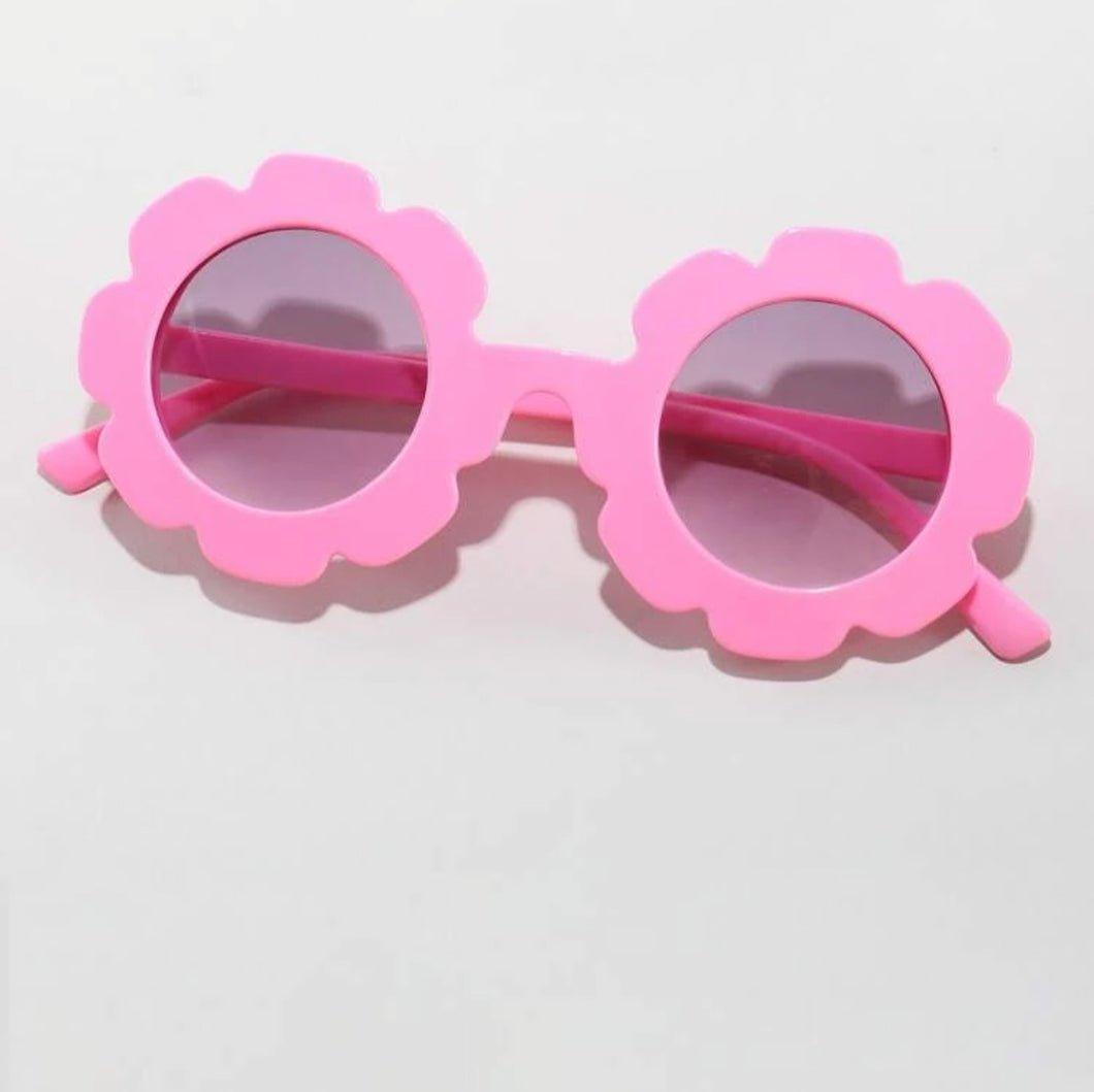 FLOWER ME SUNGLASSES (BRIGHT PINK)