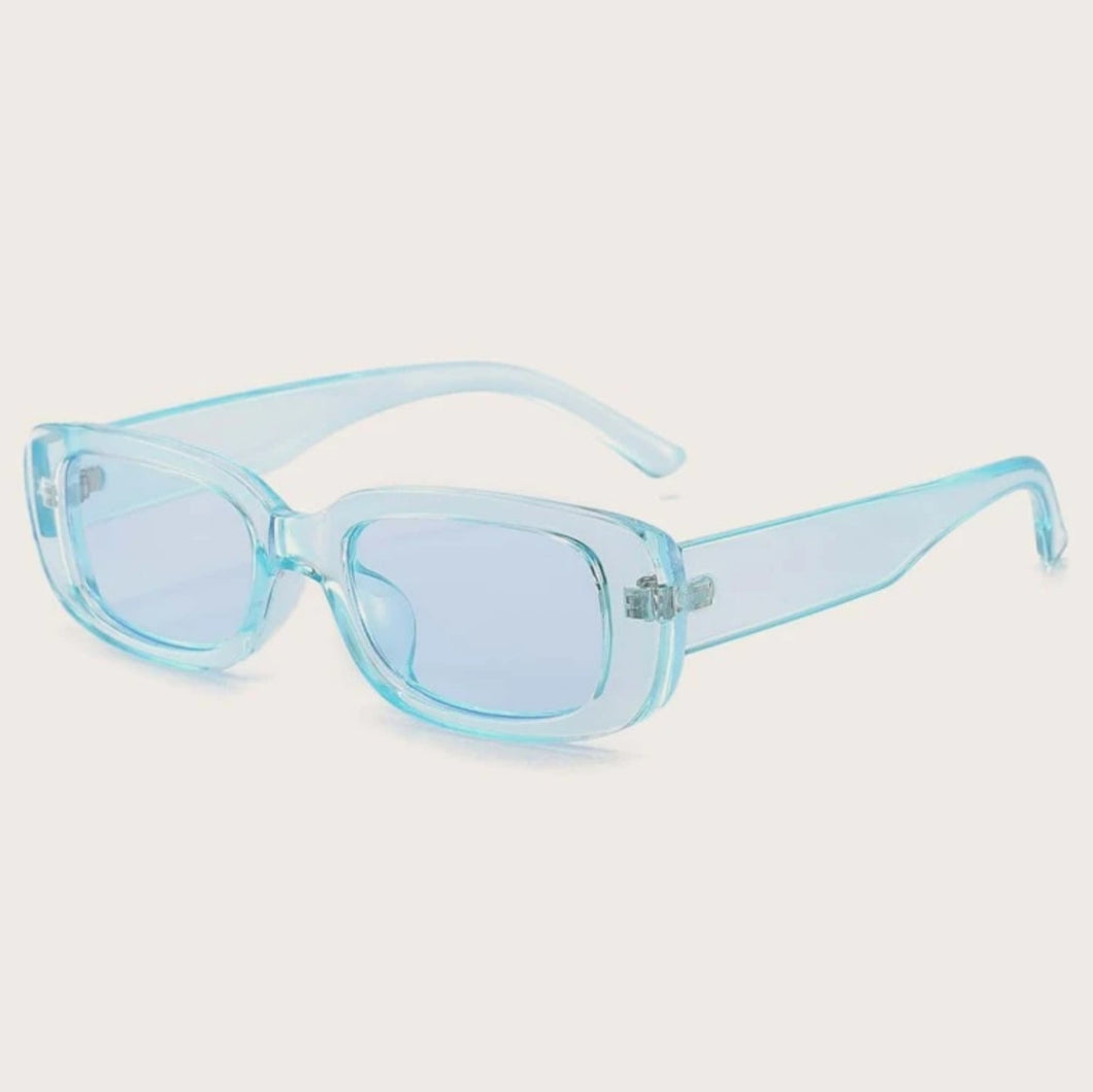 MOVIE STAR SUNGLASSES (CLEAR BLUE)